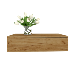 SZAFKA NOCNA WISZĄCA 60 cm DĄB CRAFT NICOLA  STOLIK WISZĄCY